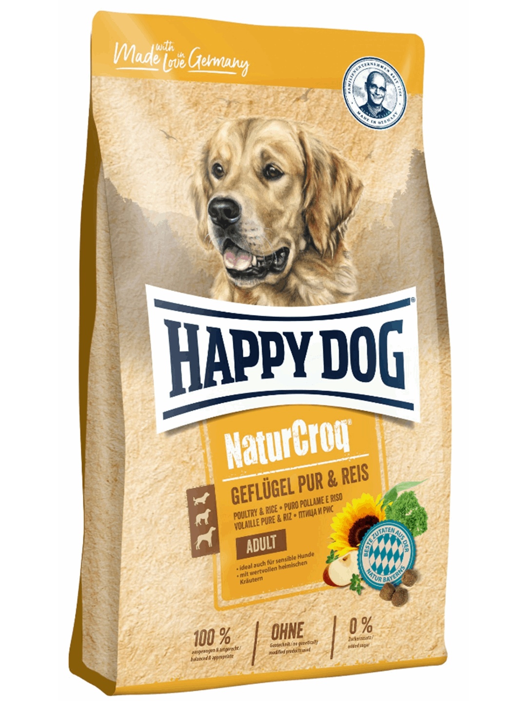 Happy Dog NaturCroq Adult Chicken 11Kg για ενήλικους σκύλους με ευαίσθητο στομάχι