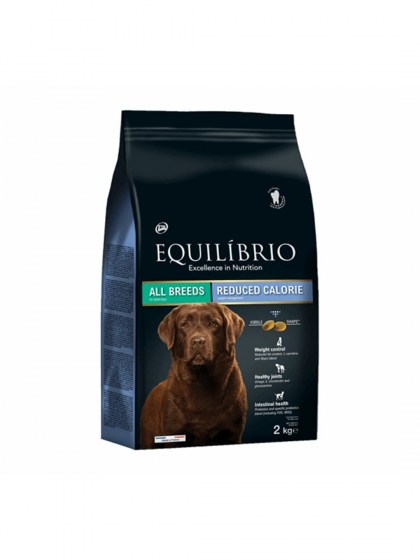 Equilibrio dog reduced calorie all Breeds 2kg + ΔΩΡΟ ΜΑΝΤΗΛΑΚΙΑ ΚΑΘΑΡΙΣΜΟΥ PERFECT CARE 40TMX