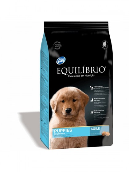 Equilibrio Puppy Large Breeds 2kg + ΔΩΡΟ ΜΑΝΤΗΛΑΚΙΑ ΚΑΘΑΡΙΣΜΟΥ PERFECT CARE 40TMX