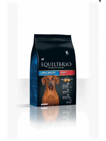 Equilibrio Adult Dogs Large Breed Κοτόπουλο 2kg + ΔΩΡΟ ΜΑΝΤΗΛΑΚΙΑ ΚΑΘΑΡΙΣΜΟΥ PERFECT CARE 40TMX