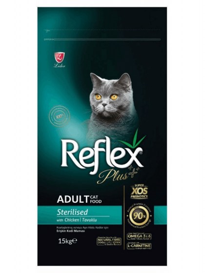 Reflex Plus Adult Sterilized Κοτόπουλο 15KG για Στειρωμένες Γάτες