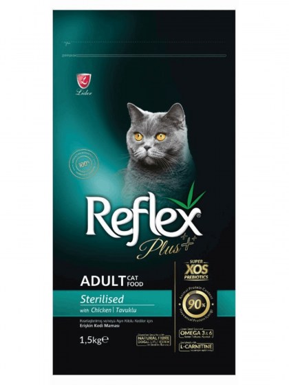 Reflex Plus Adult Sterilized Κοτόπουλο 1,5KG για Στειρωμένες Γάτες