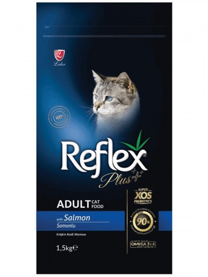 Reflex Plus Adult Σολομός 1,5kg για Ενήλικες Γατες