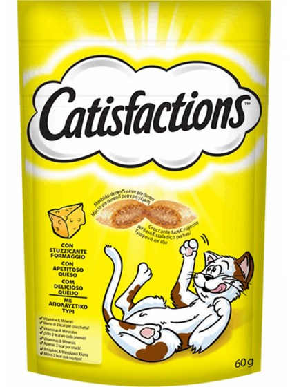 Catisfactions Snacks Τυρί 60g