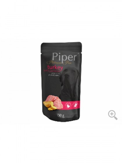 Piper Platinum Pure Adult Γαλοπούλα & Πατάτα Pouch 150g