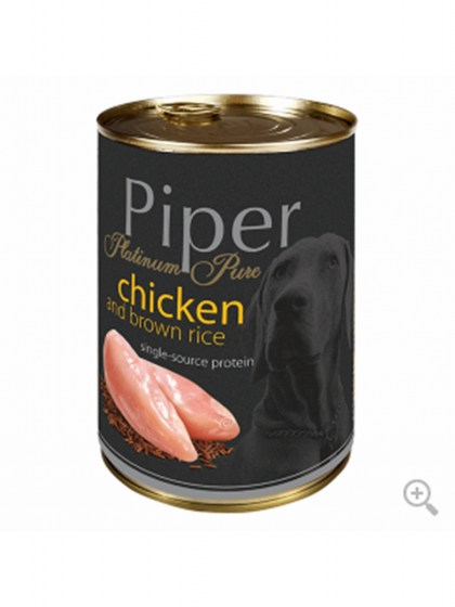Piper Platinum Pure Κοτόπουλο & Καστανό ρύζι 400g