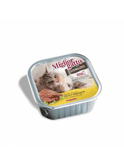 Miglior Gatto Sterilized Πατέ Κοτόπουλο & Προσούτο 100g