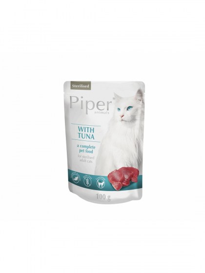 Piper Cat Adult Sterilised Τόνος 100g