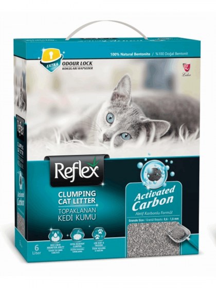 Reflex Clumping Cat Άμμος Ενεργού Άνθρακα 6lit