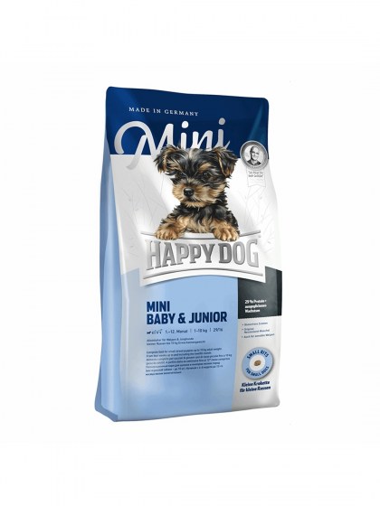 Happy Dog Mini Baby & Junior 4 kg για μικρόσωμα κουτάβια έως 10 κιλά