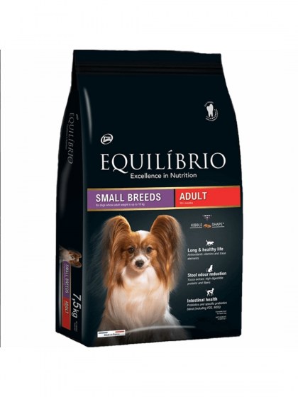 Equilibrio Adult Small Breeds 2kg + ΔΩΡΟ ΜΑΝΤΗΛΑΚΙΑ ΚΑΘΑΡΙΣΜΟΥ PERFECT CARE 40TMX
