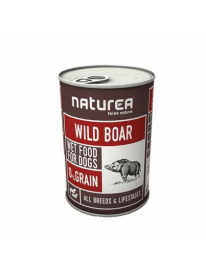 Naturea Wild Boar Νωπή Τροφή Σκύλου Αγριογούρουνο 400gr