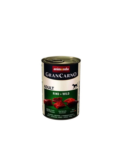 Animonda Gran Carno Adult Κυνήγι Βοδινό Γαλοπούλα 400g