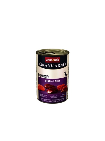 Animonda Gran Carno Senior Μοσχάρι Αρνί Βοδινό 400g