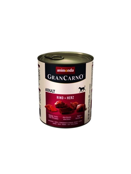 Animonda Gran Carno Adult Καρδιά Βοδινό 800g