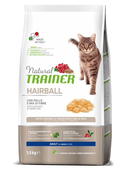Solution Trainer Trainer Natural Hairball Control Κοτόπουλο 1,5kg