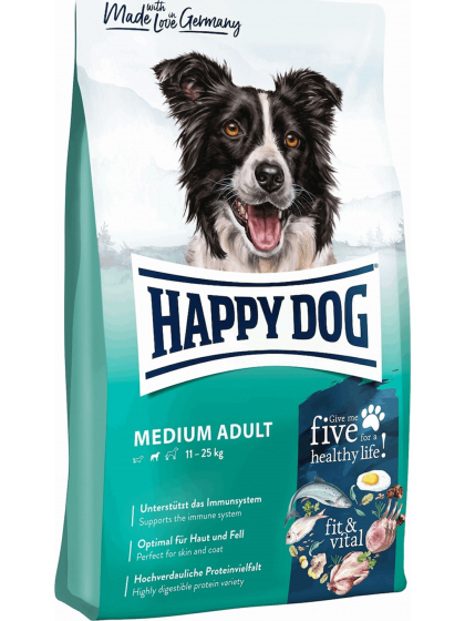 Happy Dog Adult Medium 1Kg για μεσαίους ενήλικους σκύλους