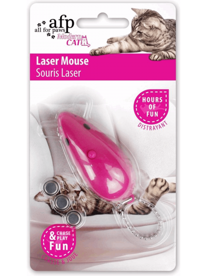 All For Paws 2160 Modern Cat Laser Mouse Ροζ