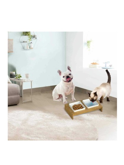 AFP Κεραμικό Μπώλ Με Βάση Για Σκύλο & Γάτα 2x400ml