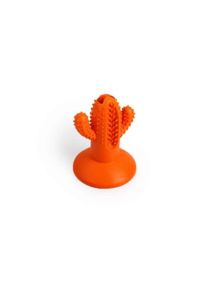 AFP Παιχνίδι Σκύλου οδοντικής φροντίδας Cactus Rubber MEDIUM Πορτοκαλί