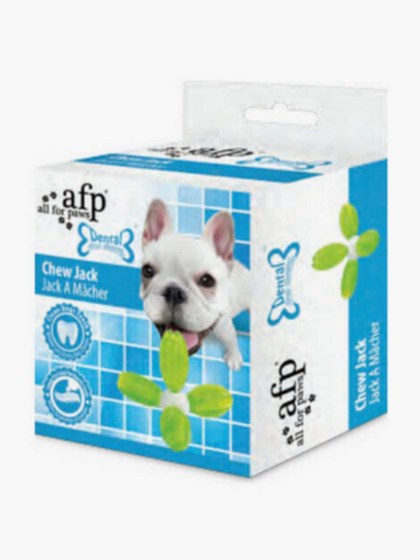 AFP Παιχνίδι Σκύλου οδοντικής φροντίδας Chew Jack Green 15x14x13cm