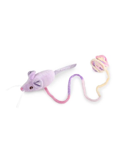 All for Paws Παιχνίδι Γάτας Knotty Habit Mouse‘N‘Ball 18x9x5cm Ροζ