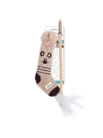 All for paws Παιχνίδι Γάτας Sock Wand Mouse 35x8x2cm