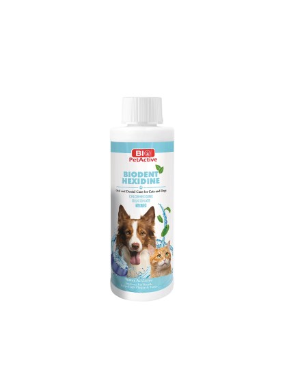 Bio PetActive Biodent Hexidine Σκύλου & Γάτας για την φροντίδα του Στόματος και των Δοντιών 250ml