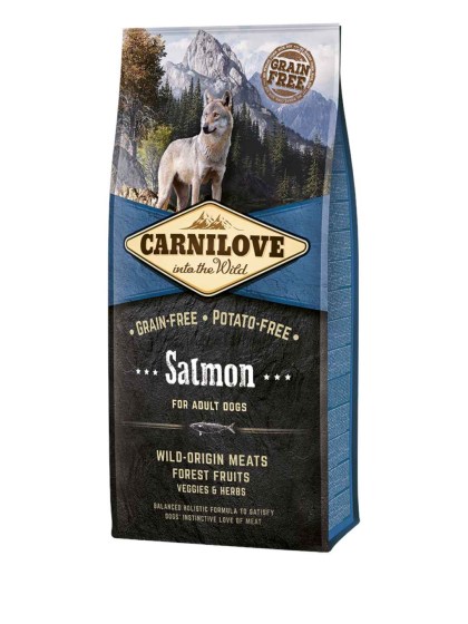 CARNILOVE Adult Dog Salmon 12kg Ξηρά Τροφή για Ενήλικους Σκύλους με Σολομό