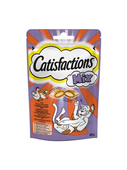 Catisfactions Snacks Mix Με Κοτόπουλο Και Πάπια 60g