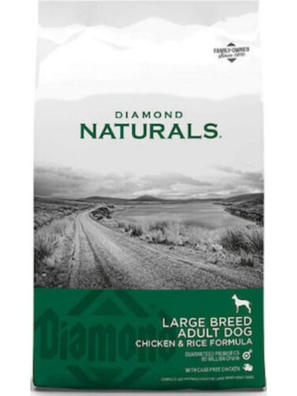 Diamond Naturals Dog Adult Large Breed Chicken and Rice 15kg για Μεγαλόσωμους Ενήλικους Σκύλους