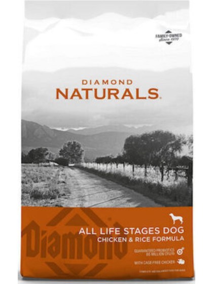 Diamond Naturals Dog All Life Stages Chicken and Rice 15kg για Σκύλους κάθε ηλικίας