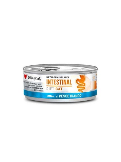 Disugual Κλινική Κονσέρβα Γάτας Intestinal με Λευκά Ψάρια 85gr