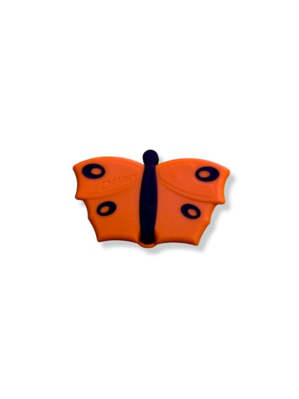 Dragon Butterfly Super V Brush Βούρτσα Αφαίρεσης Τριχών & Χνουδιών 9x6x2cm Πορτοκαλί