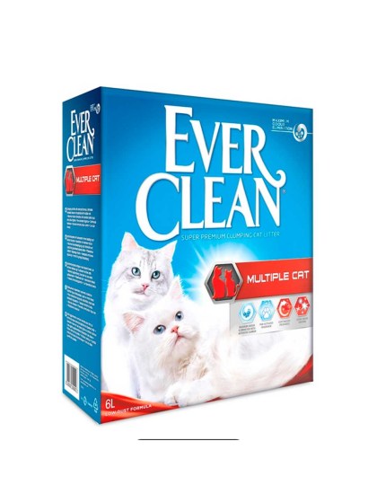 Ever Clean Multiple Cat Άμμος Γάτας Clumping 6lt