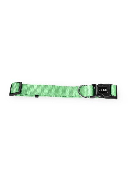 Glee Περιλαίμιο Σκύλου Ιμάντας Με Πλαστικό κούμπωμα Medium 20mm x 41-56cm Πράσινο