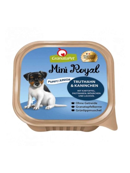 GranataPet Mini Royal Puppy/Junior Turkey & Coney 150gr