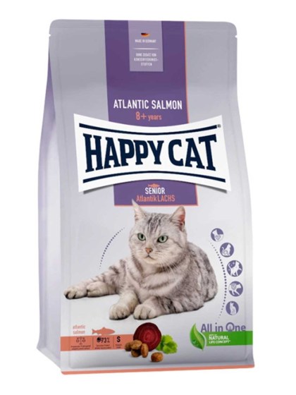 Happy Cat Senior Σολομος 4kg