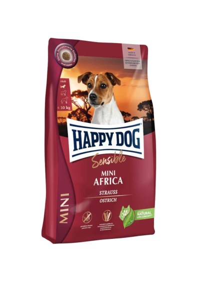 Happy Dog Mini Africa - Grain Free 1kg για σκύλους με ευαίσθητο πεπτικό