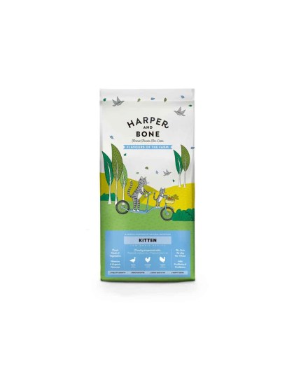 Harper and Bone Flavours of The Farm Ξηρά Τροφή για Ανήλικες Γάτες με Γαλοπούλα / Κοτόπουλο / Πάπια 2kg