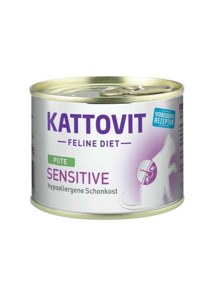 Kattovit Feline Diet Sensitive Turkey 185g