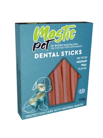 Mastic Pet Dental sticks με Μαστίχα Χίου με Μοσχάρι 100gr