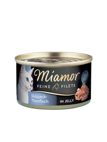 Miamor Feine Filets Jelly 100g Υγρή Τροφή για Ενήλικες Γάτες σε Κονσέρβα με Τόνο