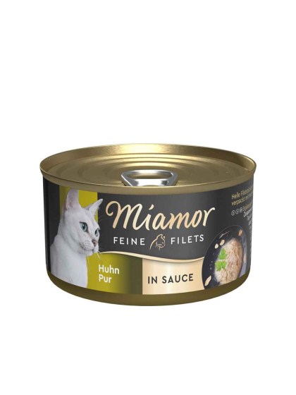 Miamor Feine Filets Sauce 85g Υγρή Τροφή για Ενήλικες Γάτες σε Κονσέρβα με Κοτόπουλο