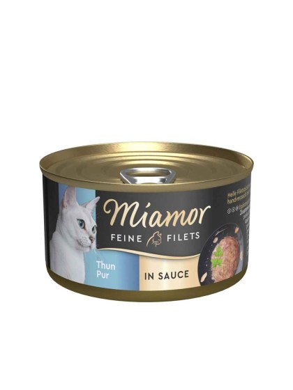 Miamor Feine Filets Sauce 85g Υγρή Τροφή για Ενήλικες Γάτες σε Κονσέρβα με Τόνο