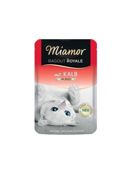 Miamor Ragout Royale Jelly 100g Υγρή Τροφή για Ενήλικες Γάτες σε Φακελάκι με Μοσχάρι