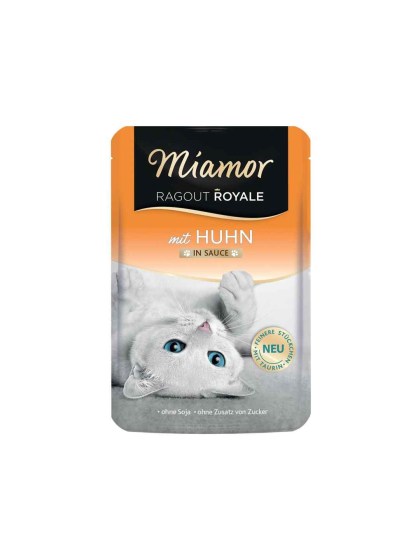 Miamor Ragout Royale Sauce 100g Υγρή Τροφή για Ενήλικες Γάτες σε Φακελάκι με Κοτόπουλο