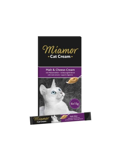 Miamor Snack Malt & Cheese Cream 6x15g