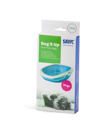 SAVIC Bag It Up Σακούλες για τουαλέτα Γάτας 46x40cm Large 12τμχ