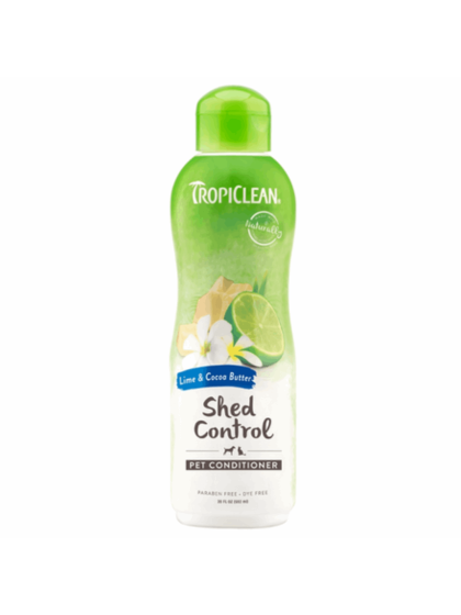 TROPICLEAN SHED CONTROL LIME & COCOA BUTTER CREAM CONDITIONER 355ML